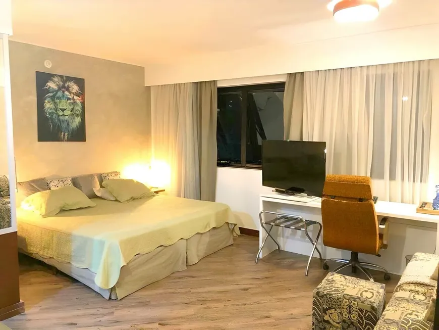 Foto 1 de Flat com 1 Quarto para alugar, 30m² em Moema, São Paulo