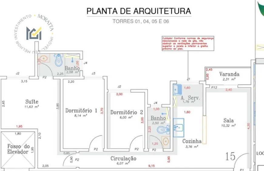 Foto 1 de Apartamento com 3 Quartos para alugar, 65m² em Jardim Santiago, Indaiatuba