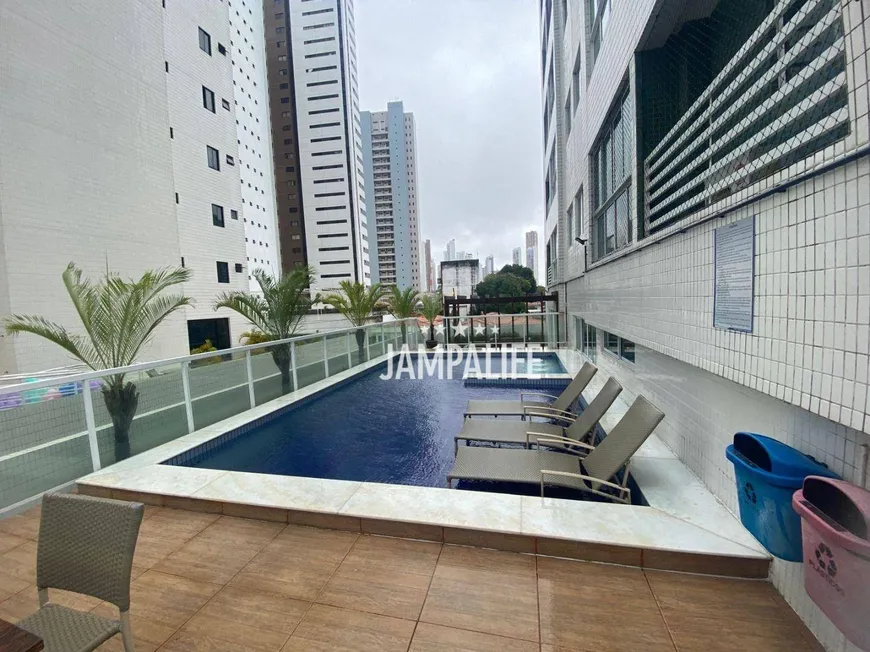 Foto 1 de Apartamento com 2 Quartos para alugar, 58m² em Cabo Branco, João Pessoa