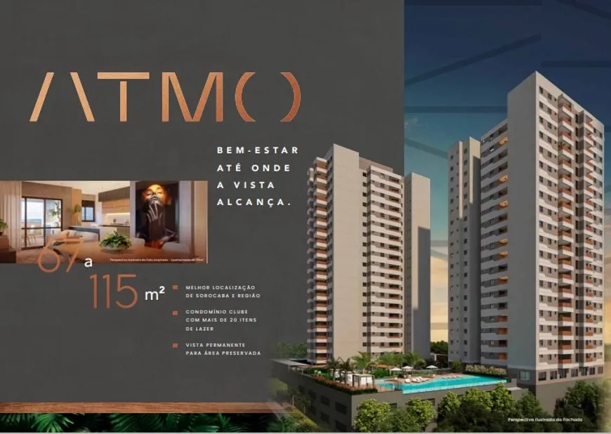 Foto 1 de Apartamento com 3 Quartos à venda, 89m² em Jardim Maria José, Votorantim