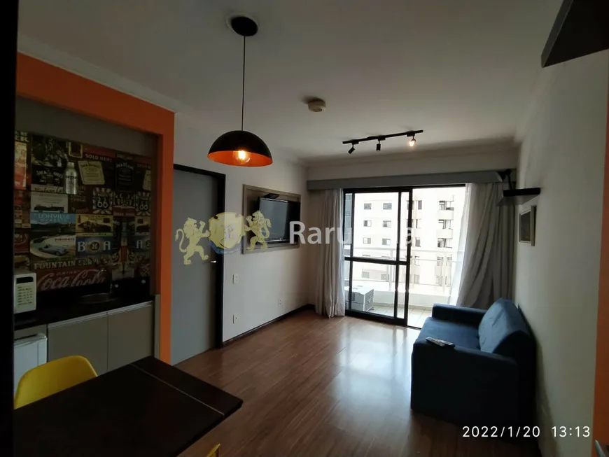 Foto 1 de Flat com 1 Quarto para alugar, 33m² em Moema, São Paulo