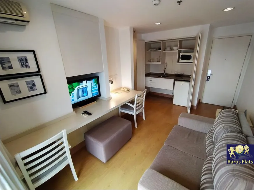 Foto 1 de Flat com 1 Quarto para alugar, 34m² em Indianópolis, São Paulo