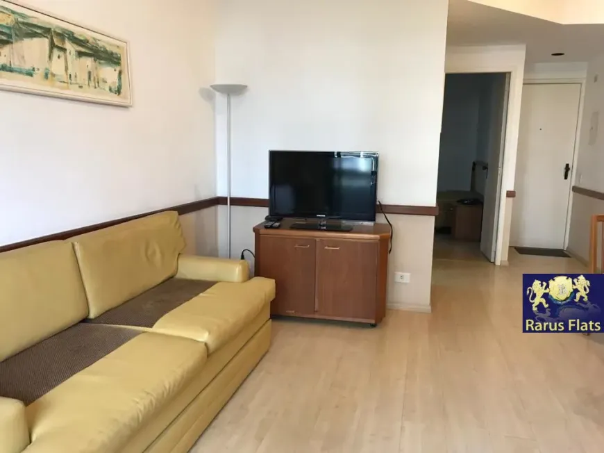 Foto 1 de Flat com 1 Quarto para alugar, 40m² em Pinheiros, São Paulo