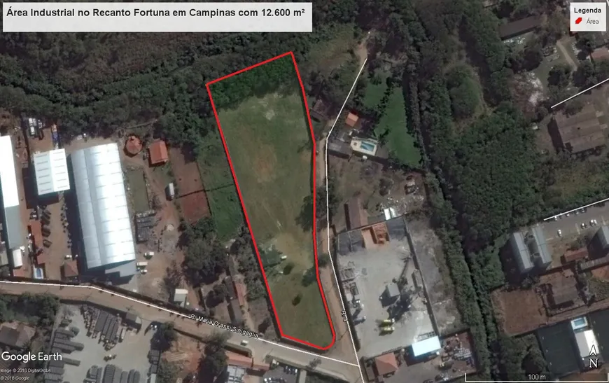 Foto 1 de Lote/Terreno com 1 Quarto à venda, 12600m² em Recanto Fortuna, Campinas