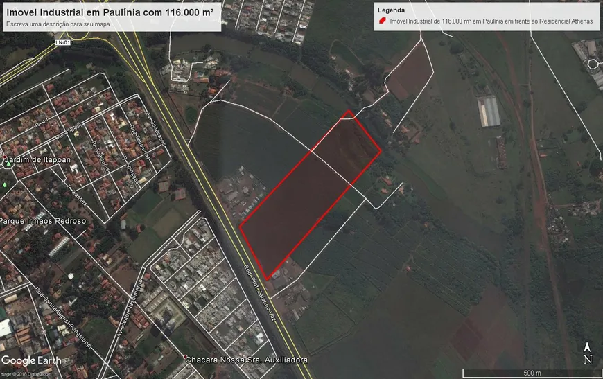 Foto 1 de Lote/Terreno com 1 Quarto à venda, 116000m² em Santa Terezinha, Paulínia