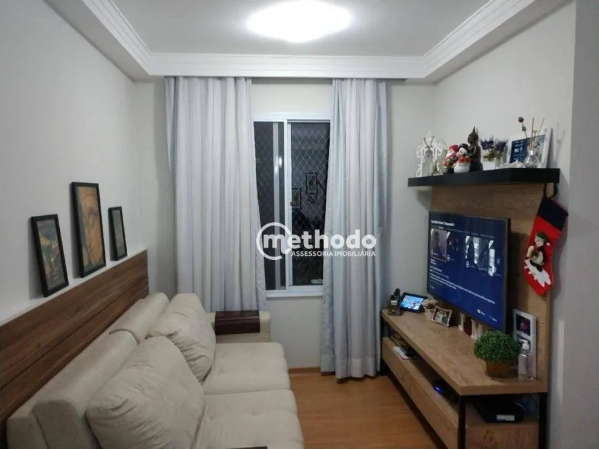 Foto 1 de Apartamento com 2 Quartos à venda, 48m² em Vila Satúrnia, Campinas