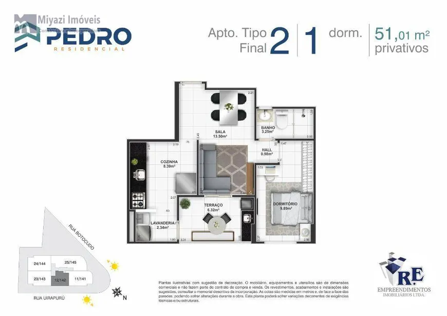 Foto 1 de Apartamento com 1 Quarto à venda, 51m² em Vila Tupi, Praia Grande