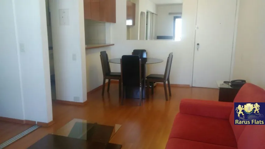 Foto 1 de Flat com 1 Quarto para alugar, 41m² em Jardins, São Paulo