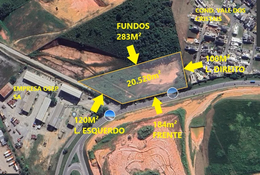 Foto 1 de Lote/Terreno à venda, 20520m² em Imboassica, Macaé