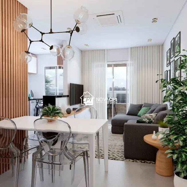 Foto 1 de Apartamento com 1 Quarto à venda, 51m² em Boqueirão, Praia Grande