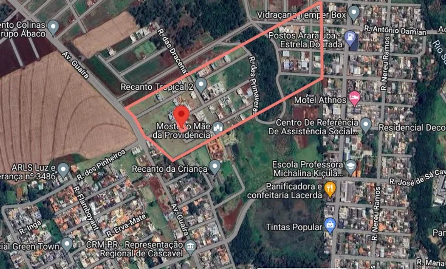 Foto 1 de Lote/Terreno à venda, 478m² em Recanto Tropical, Cascavel