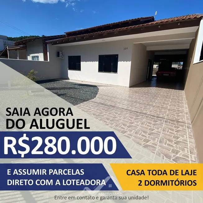 Foto 1 de Casa com 2 Quartos à venda, 100m² em Itinga, Araquari