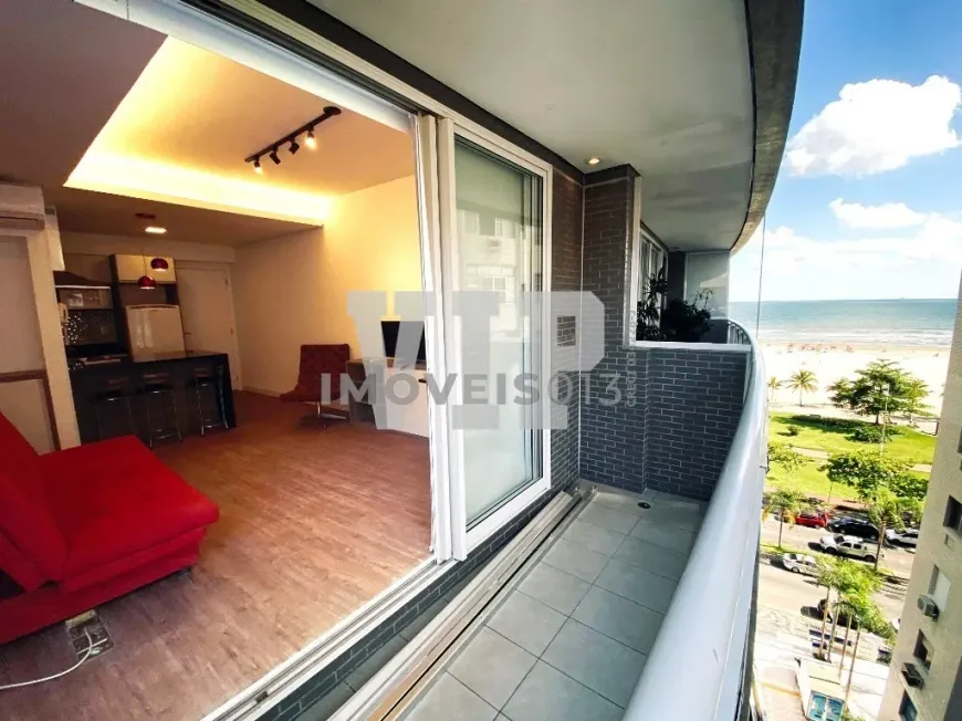 Foto 1 de Apartamento com 1 Quarto à venda, 44m² em Pompeia, Santos