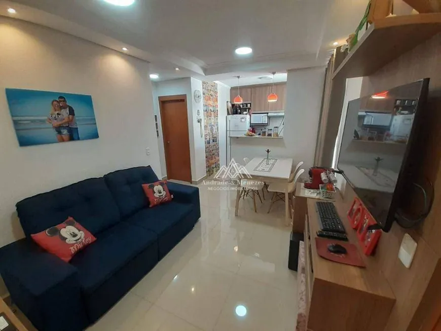 Foto 1 de Apartamento com 2 Quartos à venda, 42m² em Jardim Silvio Passalacqua, Ribeirão Preto