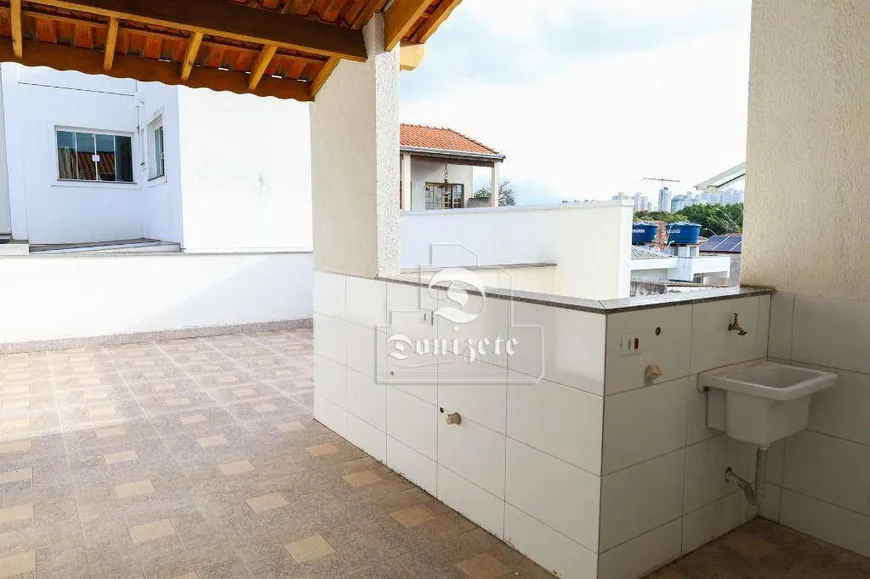 Foto 1 de Cobertura com 2 Quartos à venda, 76m² em Vila Scarpelli, Santo André