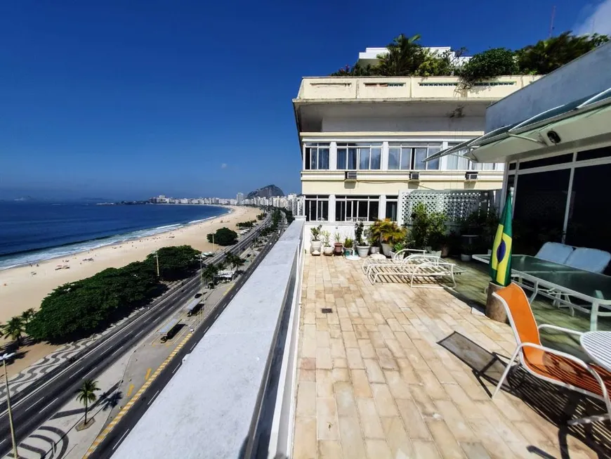 Foto 1 de Cobertura com 6 Quartos à venda, 470m² em Copacabana, Rio de Janeiro