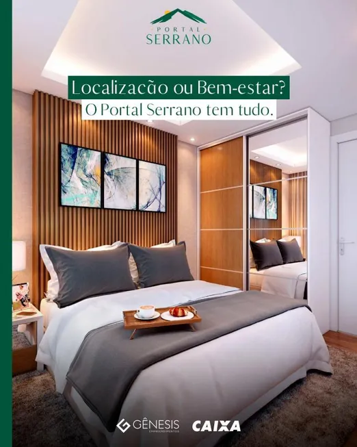 Foto 1 de Apartamento com 2 Quartos à venda, 46m² em Ermitage, Teresópolis