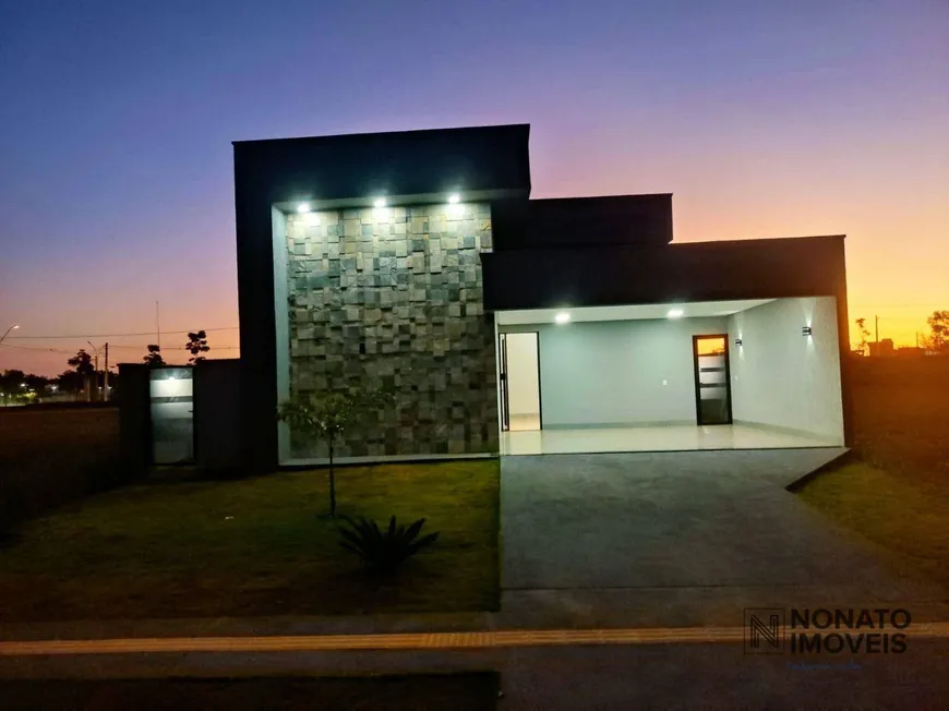 Foto 1 de Casa de Condomínio com 3 Quartos à venda, 150m² em Terras Alpha Residencial 2, Senador Canedo