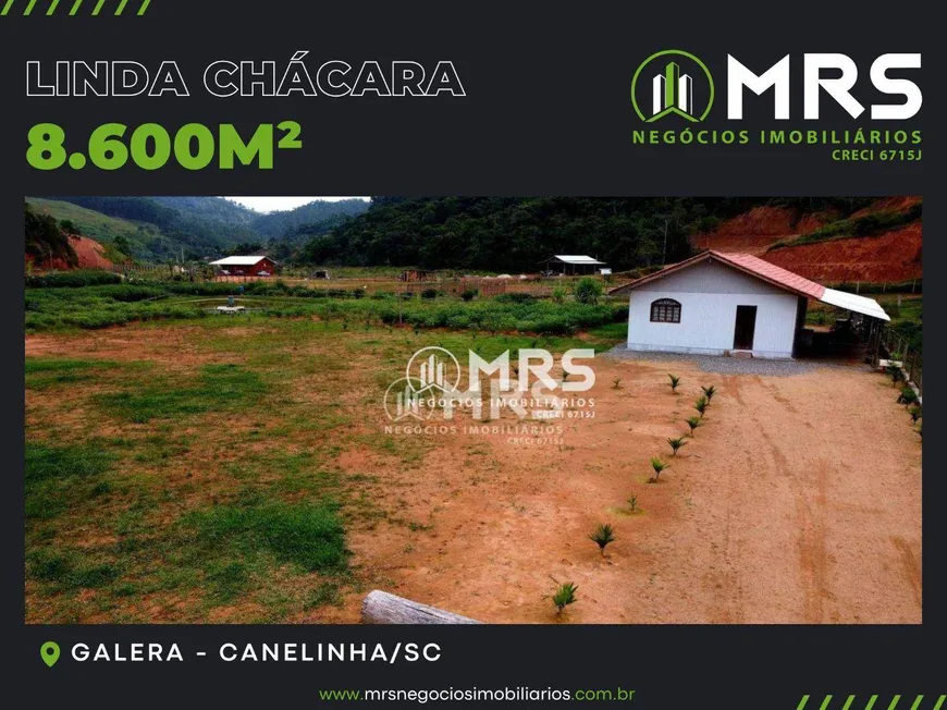 Foto 1 de Fazenda/Sítio com 3 Quartos à venda, 114m² em , Canelinha