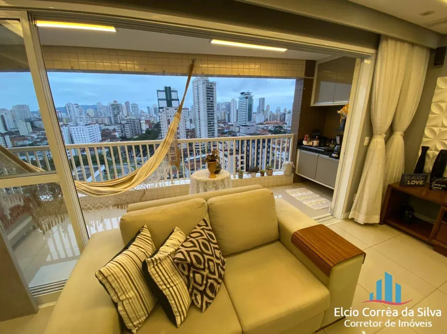 Foto 1 de Apartamento com 2 Quartos à venda, 96m² em Encruzilhada, Santos