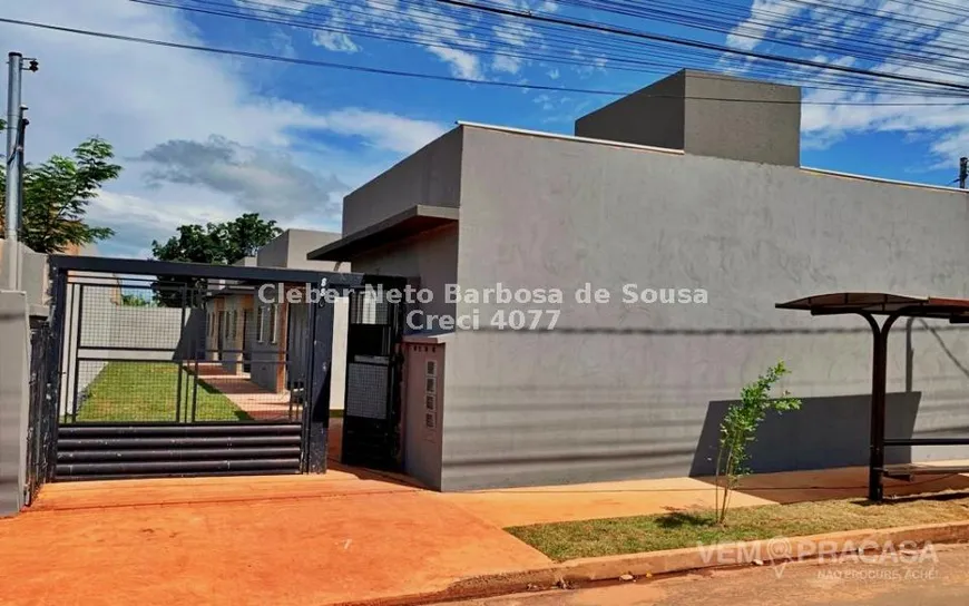 Foto 1 de Casa de Condomínio com 2 Quartos à venda, 48m² em Jardim Anache, Campo Grande