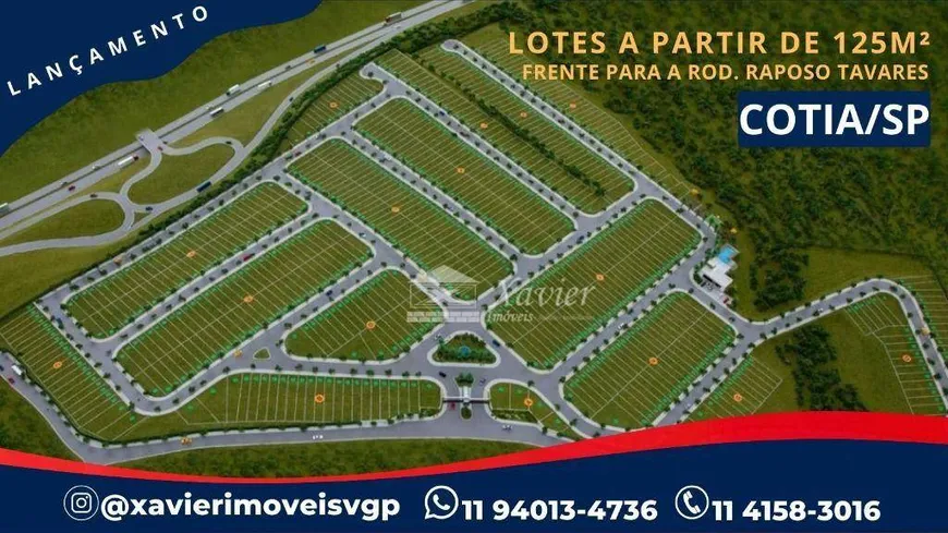 Foto 1 de Lote/Terreno à venda, 163m² em Jardim Atalaia, Cotia