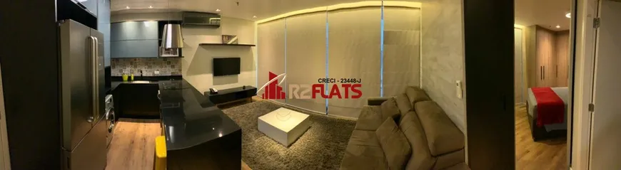 Foto 1 de Flat com 1 Quarto para alugar, 62m² em Vila Olímpia, São Paulo