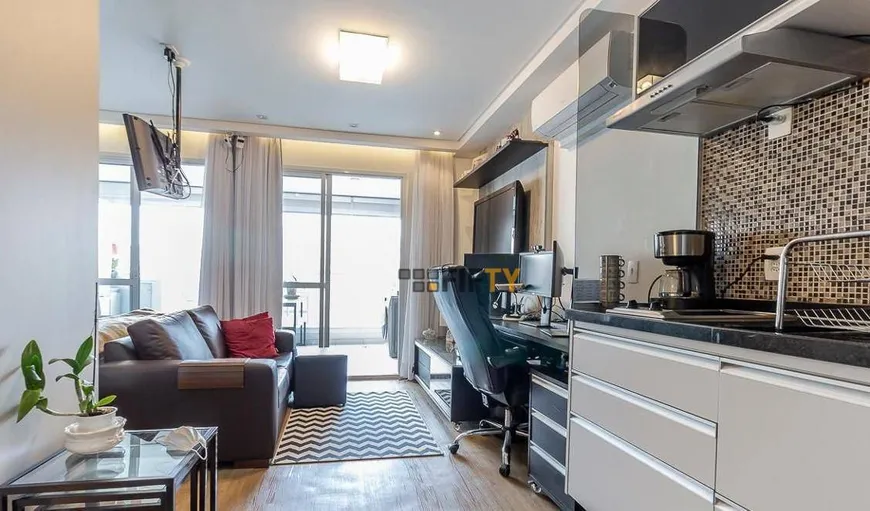 Foto 1 de Apartamento com 1 Quarto à venda, 41m² em Brooklin, São Paulo