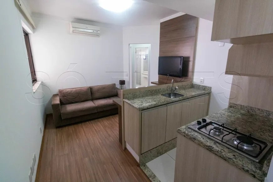 Foto 1 de Flat com 1 Quarto para alugar, 29m² em Jardim Paulista, São Paulo