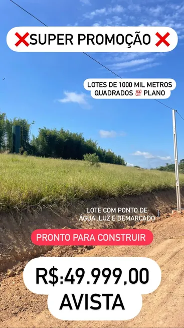 Foto 1 de Lote/Terreno à venda, 1000m² em Parque dos Principes, Jacareí