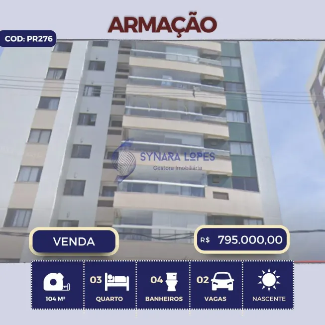 Foto 1 de Apartamento com 3 Quartos à venda, 104m² em Armação, Salvador