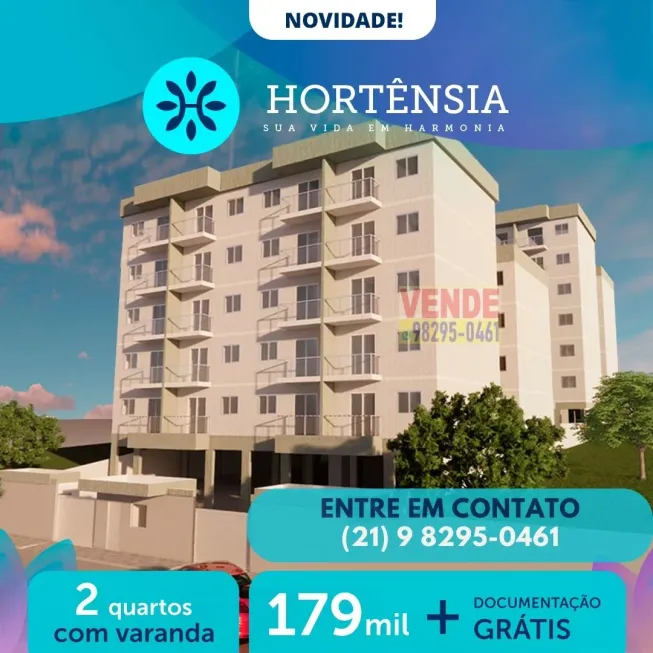 Foto 1 de Apartamento com 2 Quartos à venda, 60m² em Colubandê, São Gonçalo