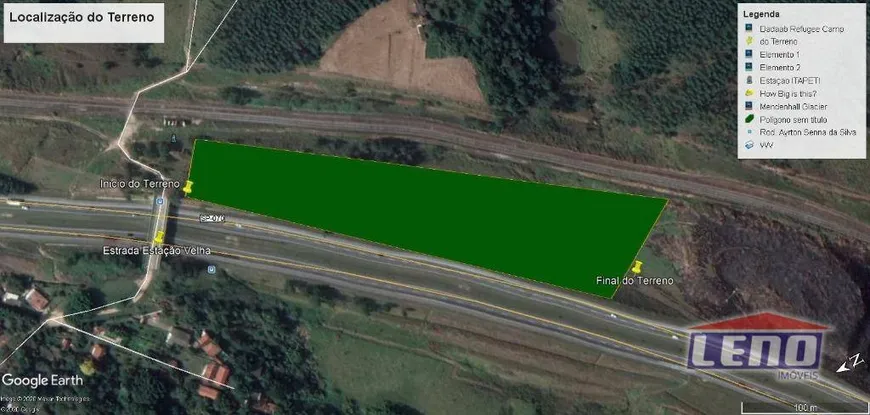 Foto 1 de Lote/Terreno à venda, 11400m² em Taboão, Mogi das Cruzes