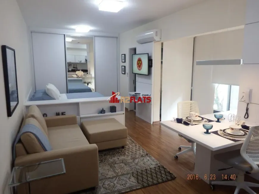 Foto 1 de Flat com 1 Quarto para alugar, 38m² em Paraíso, São Paulo