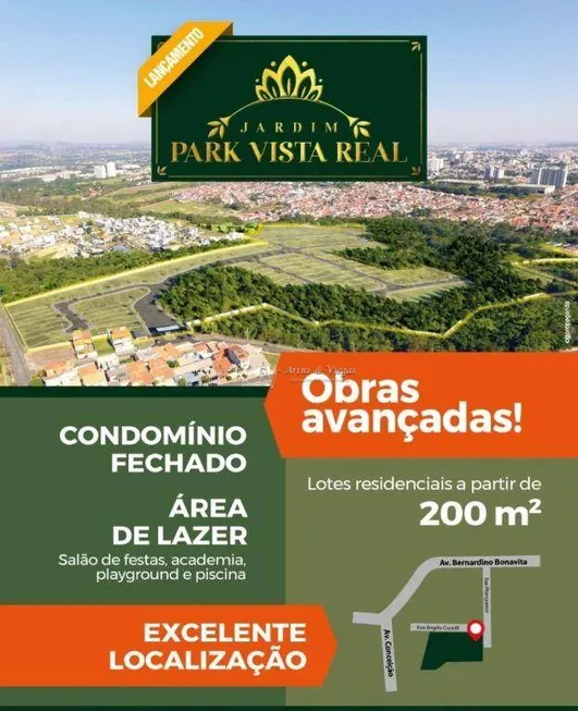 Foto 1 de Lote/Terreno à venda, 200m² em Vila Rubens, Indaiatuba