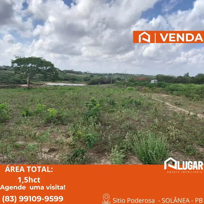 Foto 1 de Lote/Terreno à venda, 15000m² em Centro, Solânea