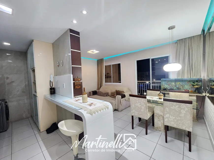 Foto 1 de Apartamento com 2 Quartos à venda, 61m² em Colina das Laranjeiras, Serra