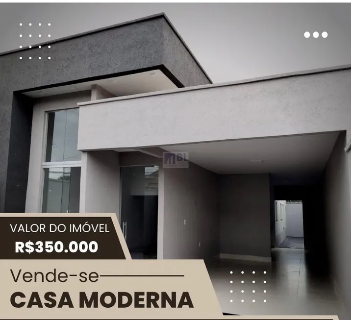 Foto 1 de Casa com 3 Quartos à venda, 124m² em Vilage Santa Rita, Goiânia