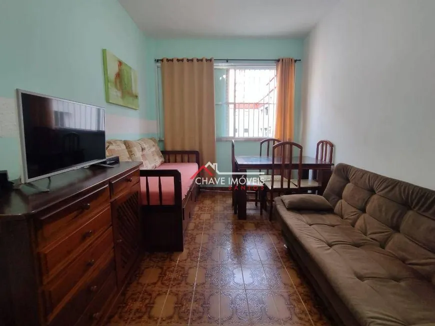 Foto 1 de Apartamento com 1 Quarto à venda, 47m² em Itararé, São Vicente