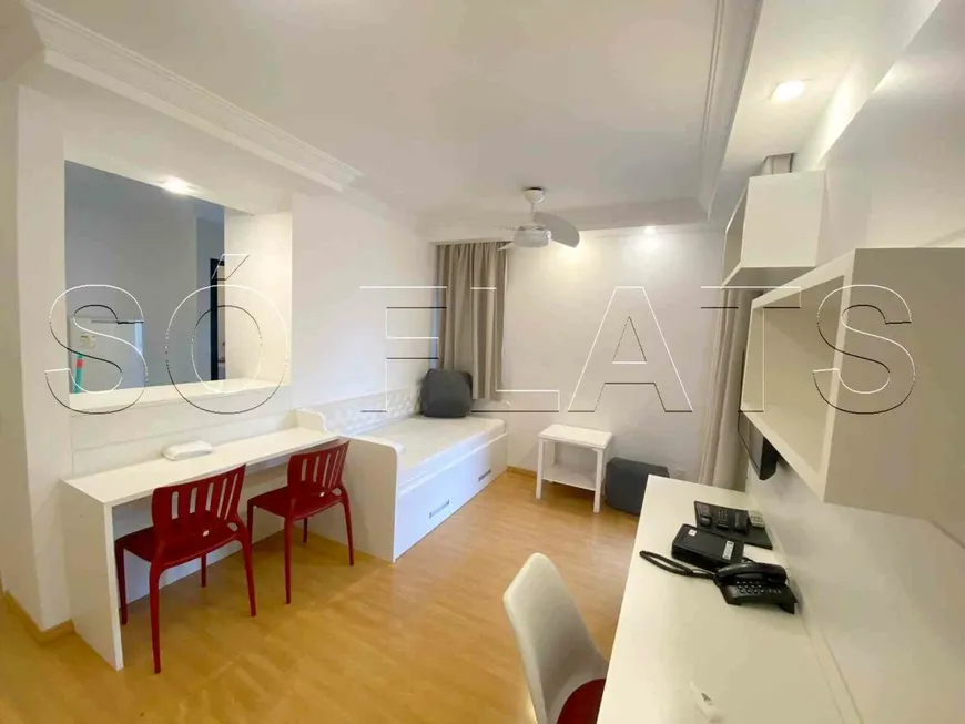 Foto 1 de Flat com 1 Quarto à venda, 49m² em Pacaembu, São Paulo