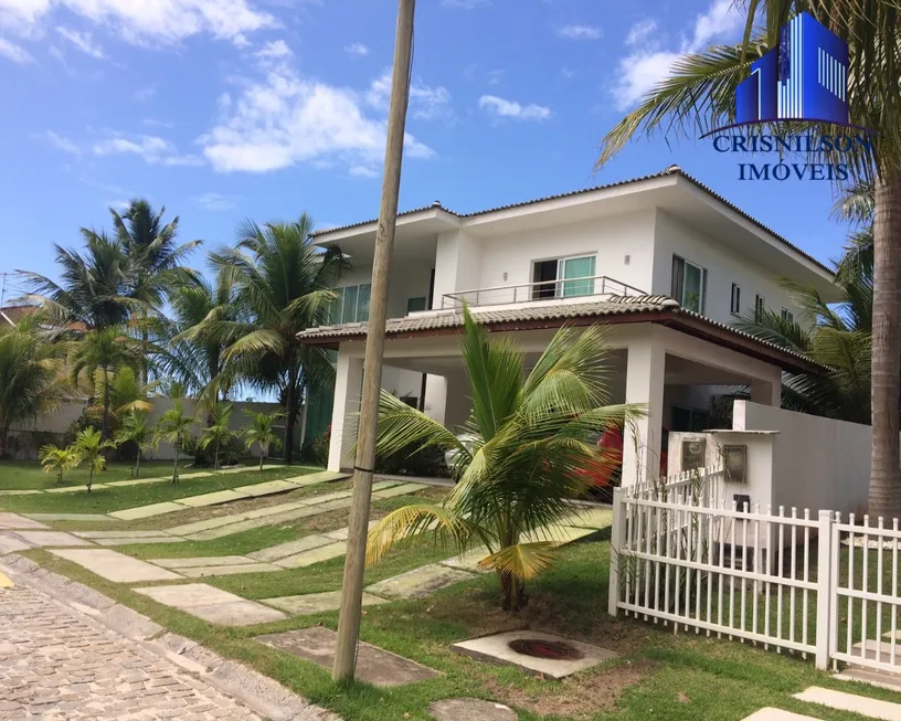 Foto 1 de Casa de Condomínio com 5 Quartos à venda, 450m² em Busca-Vida, Camaçari