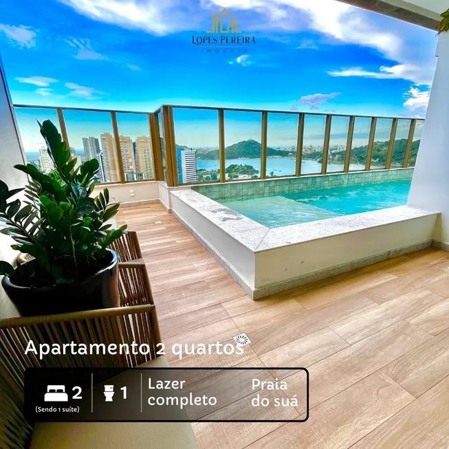 Foto 1 de com 2 Quartos à venda, 70m² em Praia do Sua, Vitória