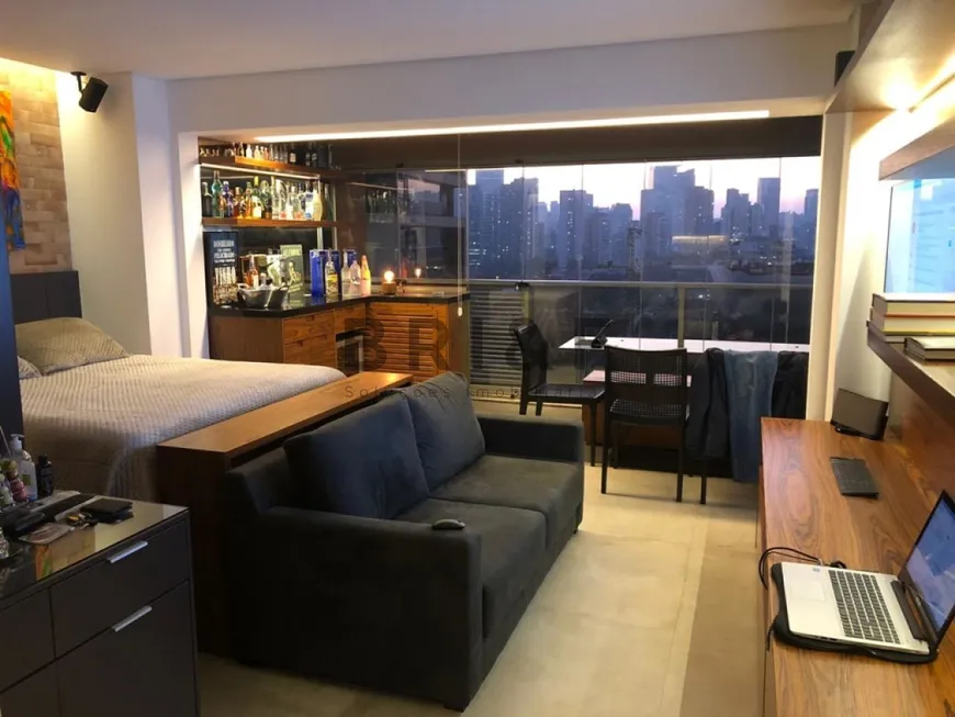 Foto 1 de Apartamento com 1 Quarto para alugar, 44m² em Brooklin, São Paulo