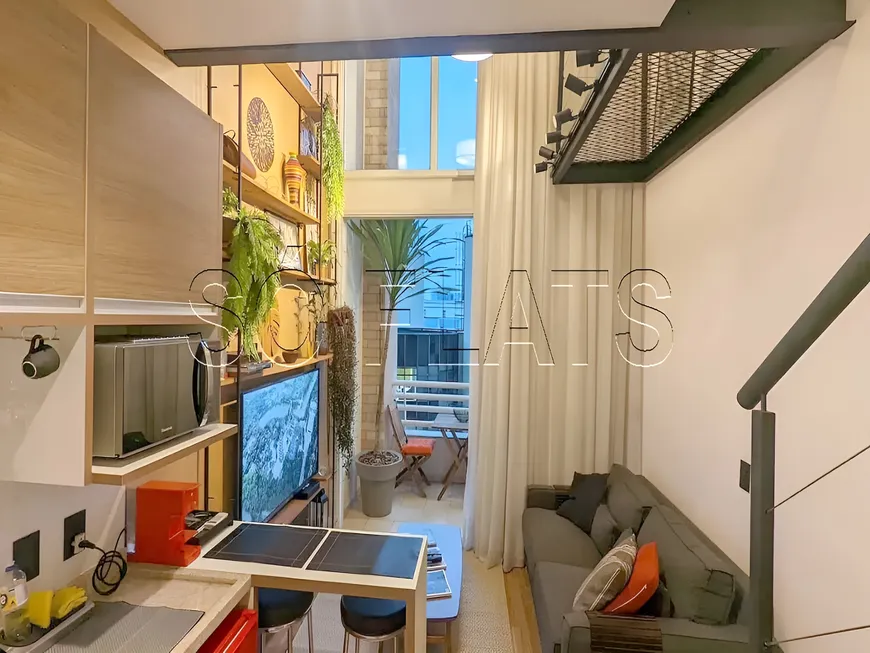 Foto 1 de Apartamento com 1 Quarto à venda, 40m² em Brooklin, São Paulo