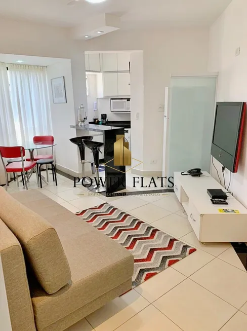 Foto 1 de Flat com 1 Quarto para alugar, 42m² em Vila Mariana, São Paulo