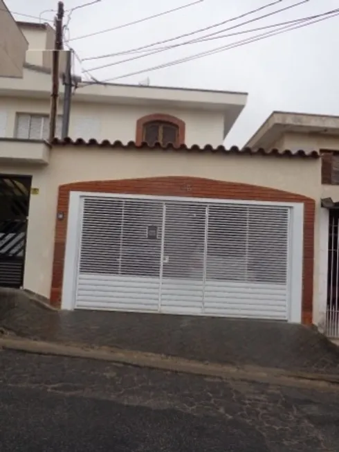 Foto 1 de Sobrado com 3 Quartos à venda, 168m² em Vila Scarpelli, Santo André