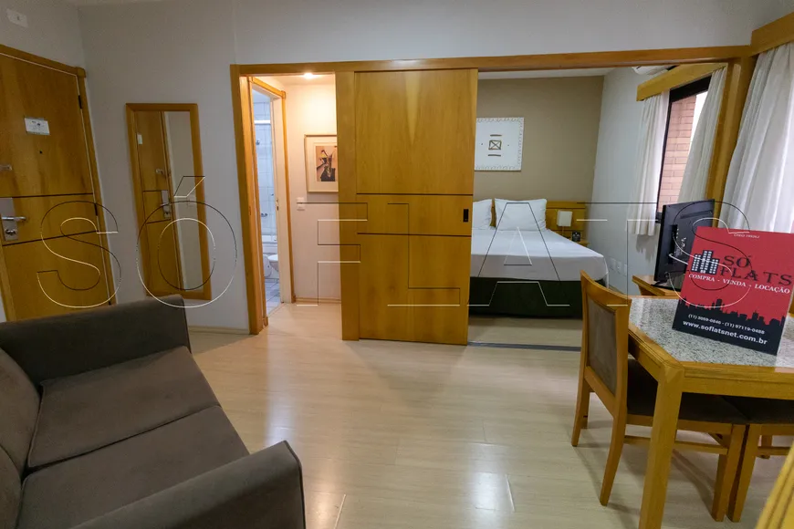 Foto 1 de Flat com 1 Quarto à venda, 40m² em Jardins, São Paulo