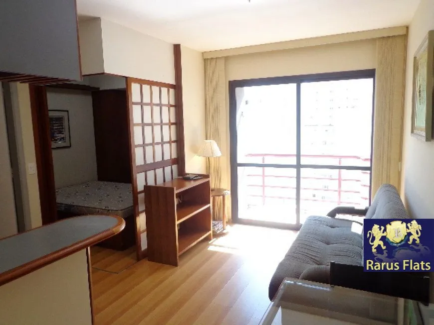 Foto 1 de Flat com 1 Quarto para alugar, 35m² em Moema, São Paulo