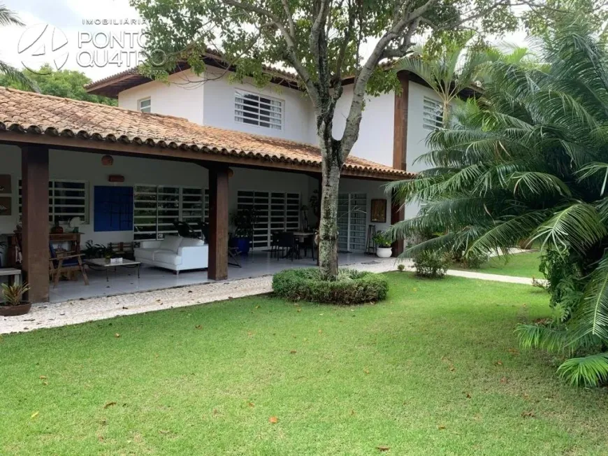 Foto 1 de Casa de Condomínio com 4 Quartos à venda, 287m² em Busca-Vida, Camaçari