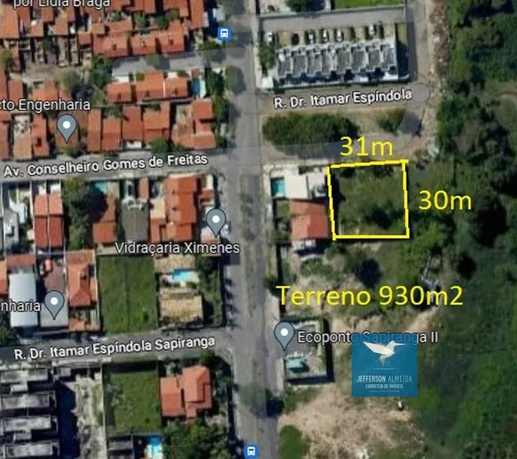 Foto 1 de Lote/Terreno à venda, 930m² em Edson Queiroz, Fortaleza